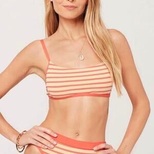 L Space Women's Bikini Top Lay it On the Line Gemma Stripe